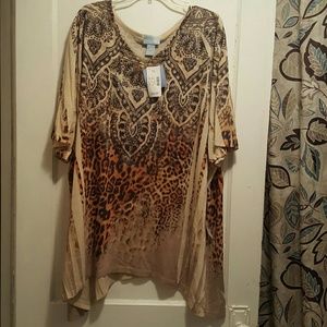NWT Catherine's animal print with bling